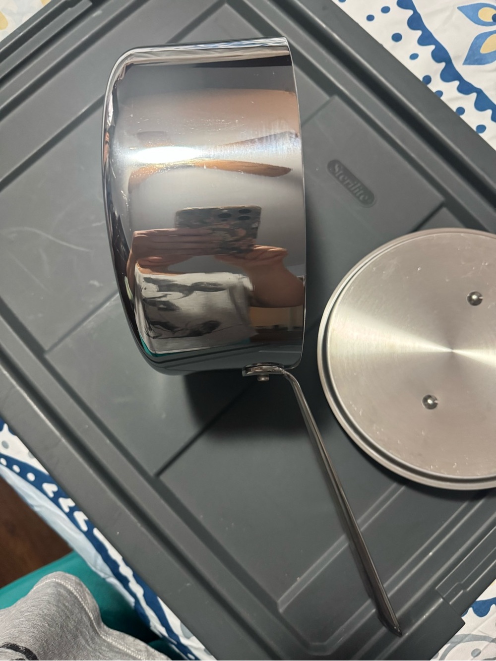 All clad Stainless Steel Covered Saucepan - Silver - Picture 5 of 5